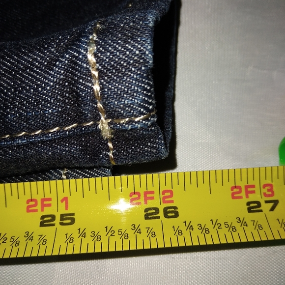 Guess Premium Daredevil Stretch Low-rise Straight Jeans 26 - Picture 9 of 10